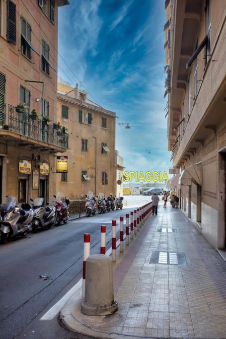 La Reggia Del Mar - Genova Sturla, Mare E Gaslini Apartment ภายนอก รูปภาพ